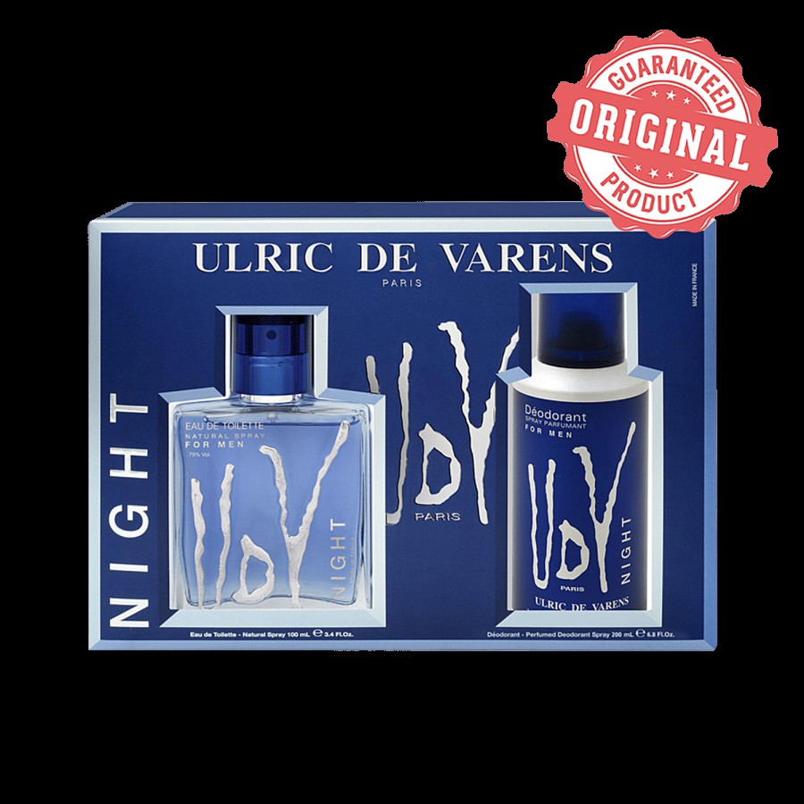 Ulric De Varens Night Set - Eau De Toilette + Deodorant