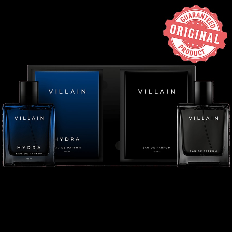 VILLAIN Party Combo Perfume - Hydra & Eau De Parfum