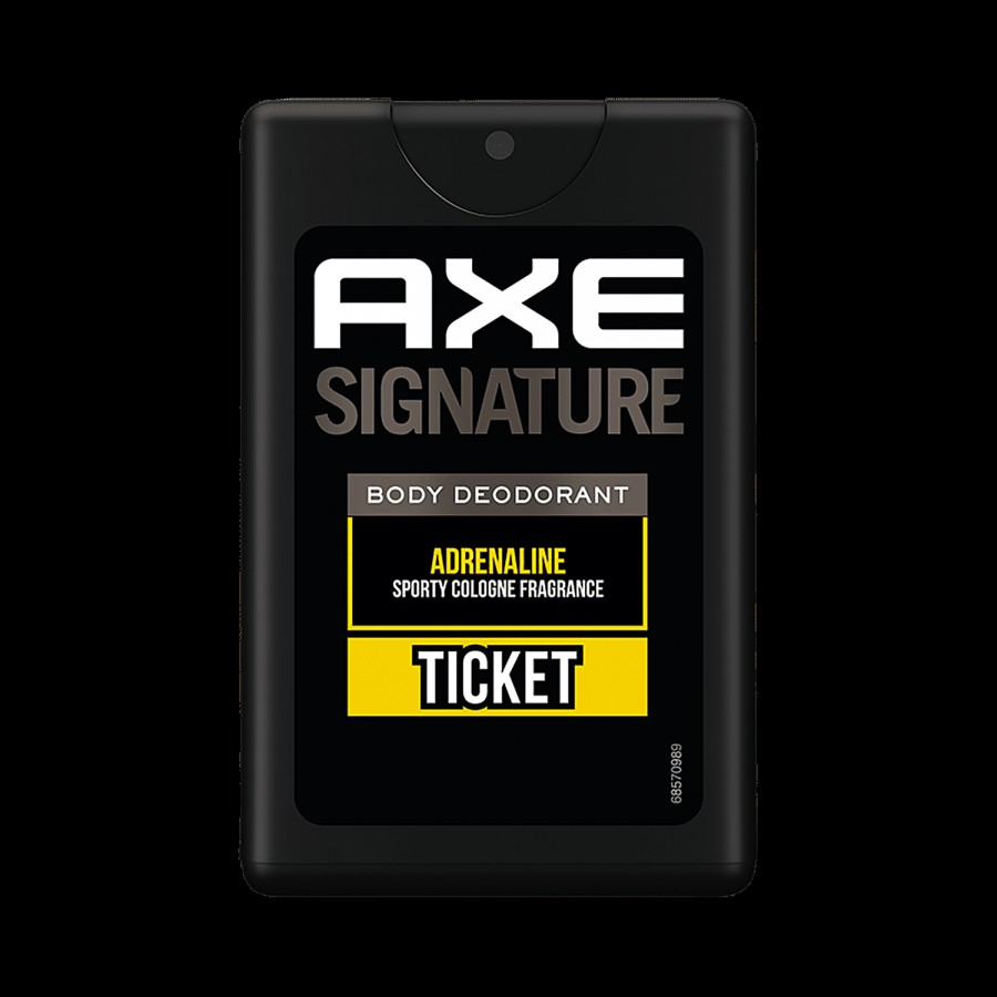 Axe Signature Ticket Pocket Deodorant Bodyspray - Adrenaline