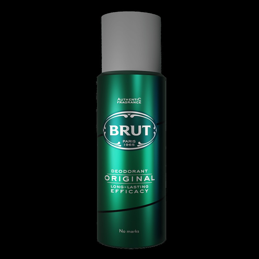 Brut Original Deodorant for Men - Long Lasting Robust Fragrance