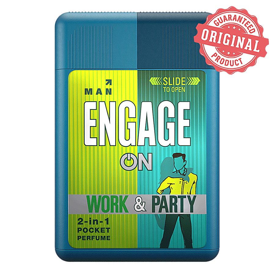 Engage ON 2-In-1 Pocket Perfume - Man