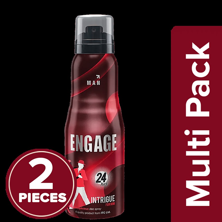 Engage Intrigue Bodylicious Deo Spray - For Him