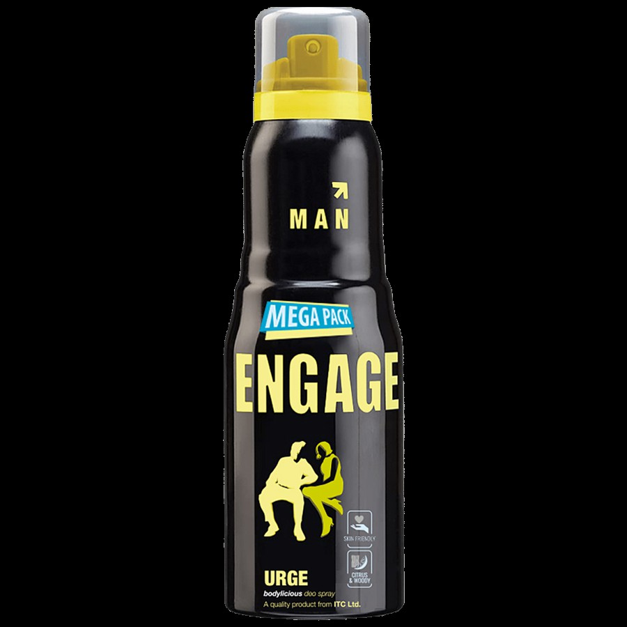 Engage Urge Bodylicious Deo Spray - For Men