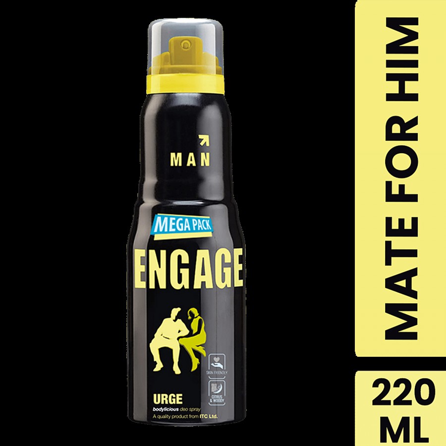 Engage Urge Bodylicious Deo Spray - For Men