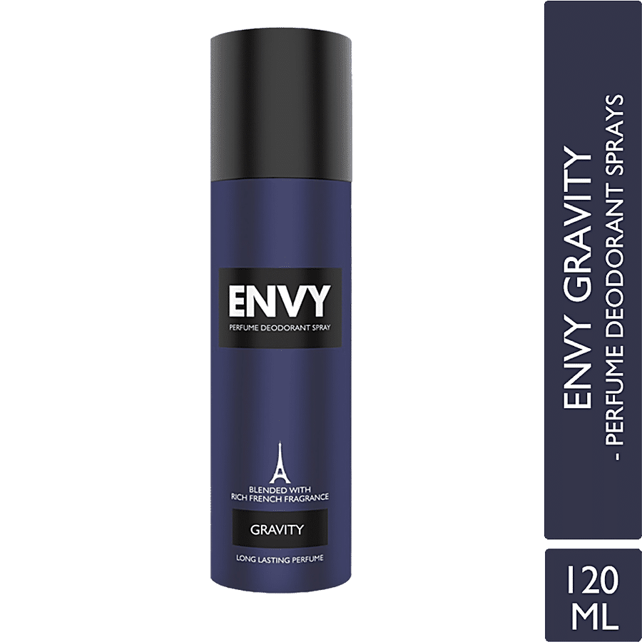 Envy Gravity Perfume Deodorant Spray - Long-Lasting