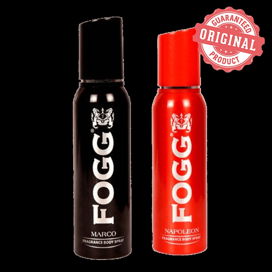 Fogg  Fragrance Body Spray - Marco 150 ml + Fragrance Body Spray - Napoleon 150 ml