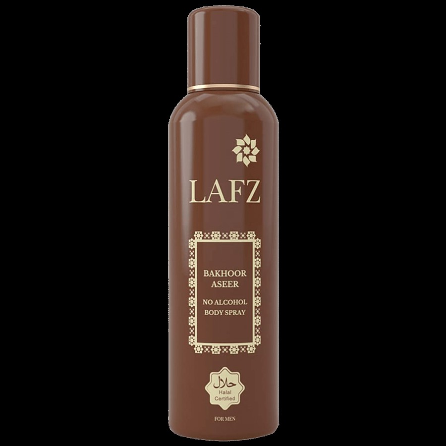 LAFZ Bakhoor Aseer No Alcohol Body Spray - For Men