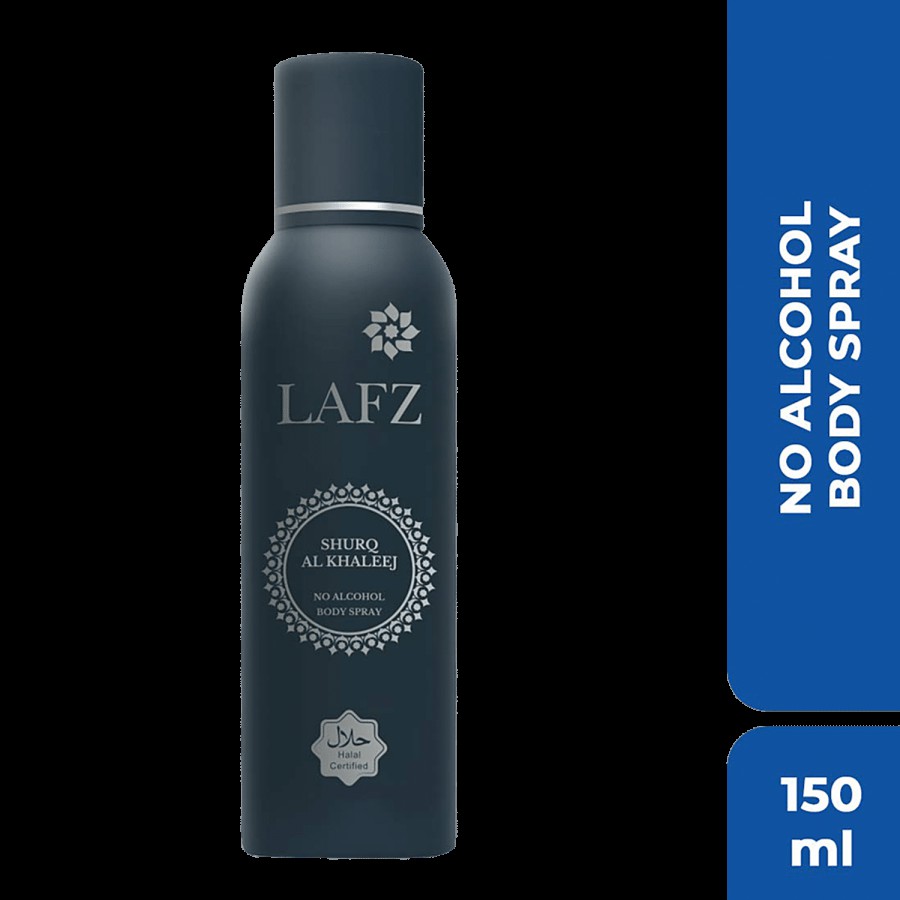 LAFZ Shurq Al Khaleej No Alcohol Deodorant Spray - For Men