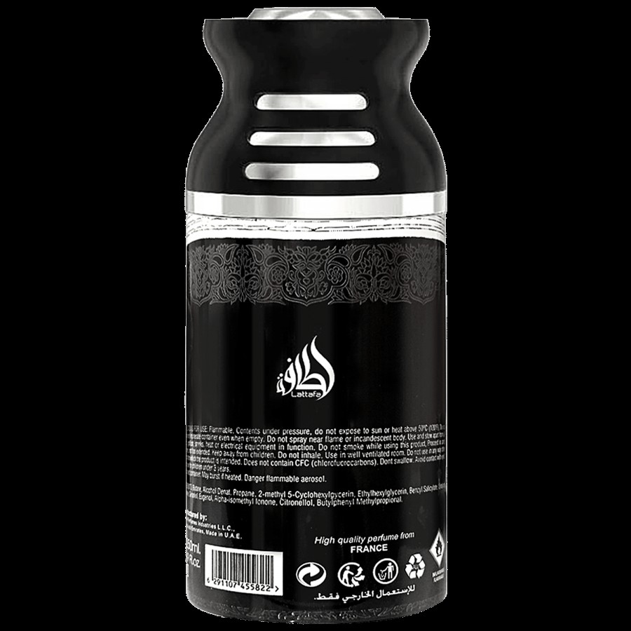 Lattafa Sheikh Al Shuyukh Deodorant - Imported