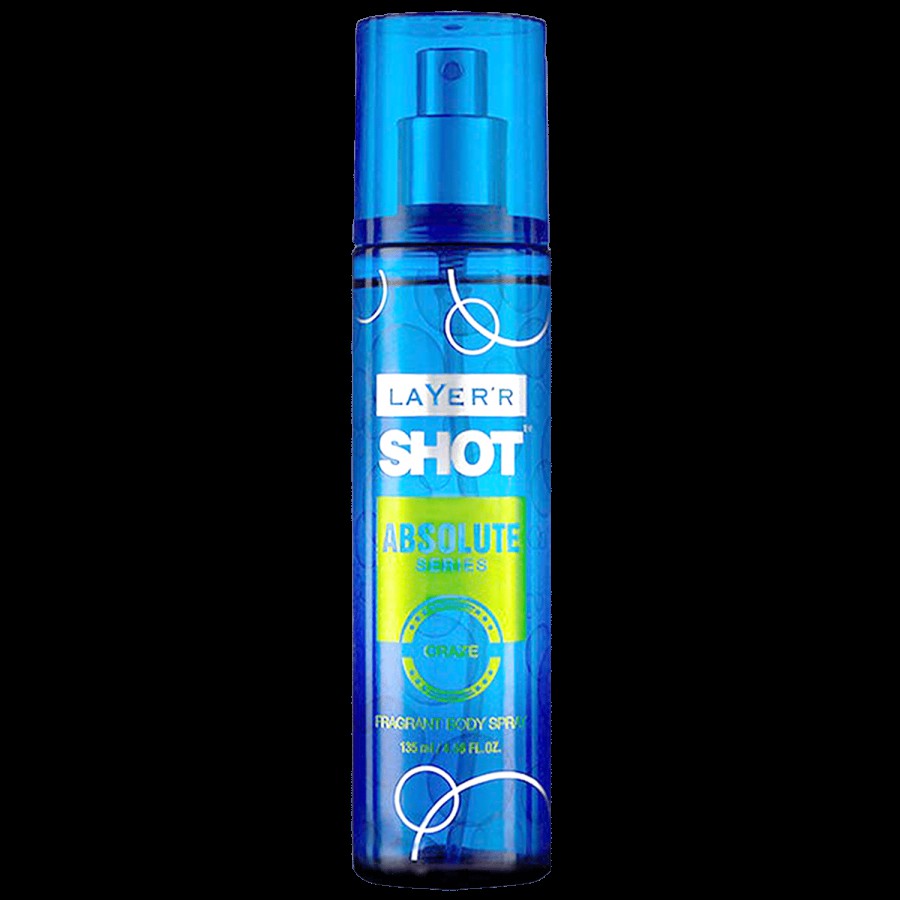 Layerr Shot Fragrant Body Spray - Absolute Series