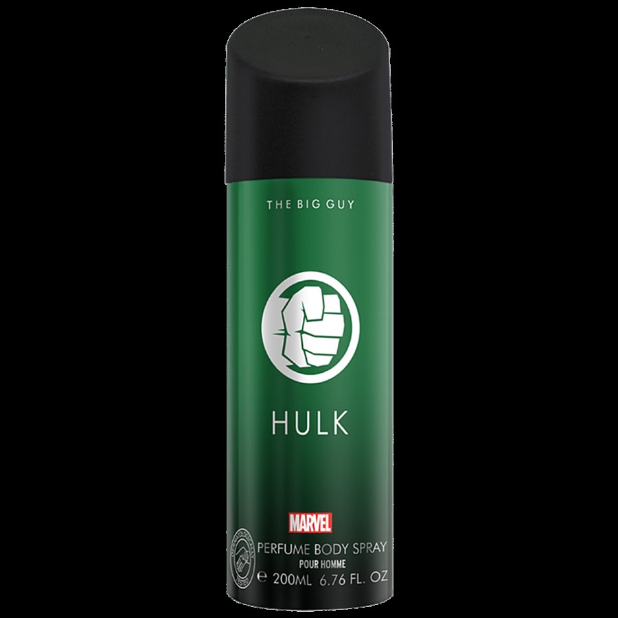 Marvel Hulk Deodorant Perfume Body Spray - Long-Lasting Fragrance