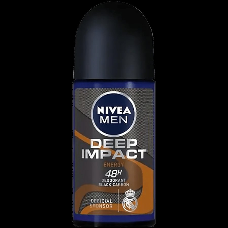 NIVEA Deodorant Roll On - Deep Impact Energy