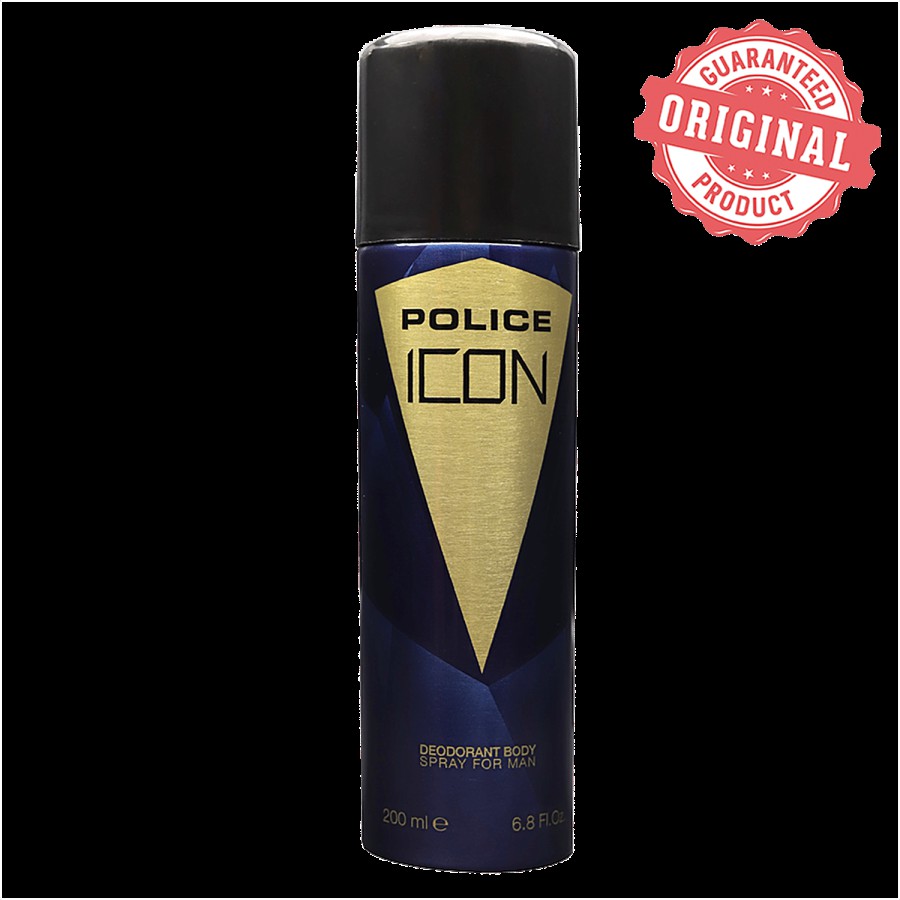 Police Icon Deodorant Body Spray - For Men