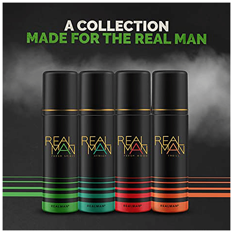 REALMAN Fresh Spirit Deodorant - Refreshing Fragrance