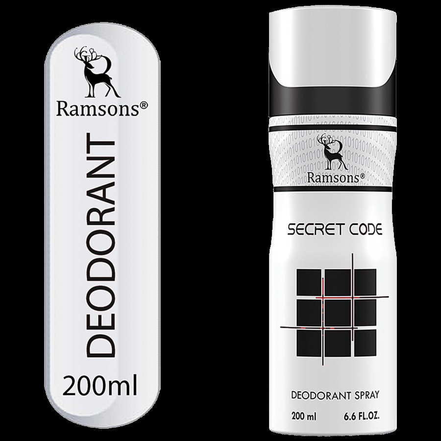 Ramsons Secret Code Deodorant Spary - For A Long Lasting Impression