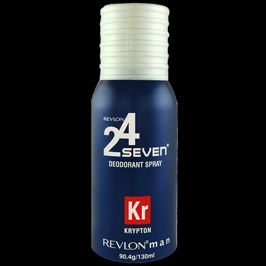 Revlon 24 Seven Perfumed Deodorant Body Spray For Men - Krypton