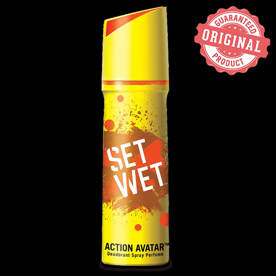 Set Wet Action Avatar Deodorant & Body Spray Perfume For Men