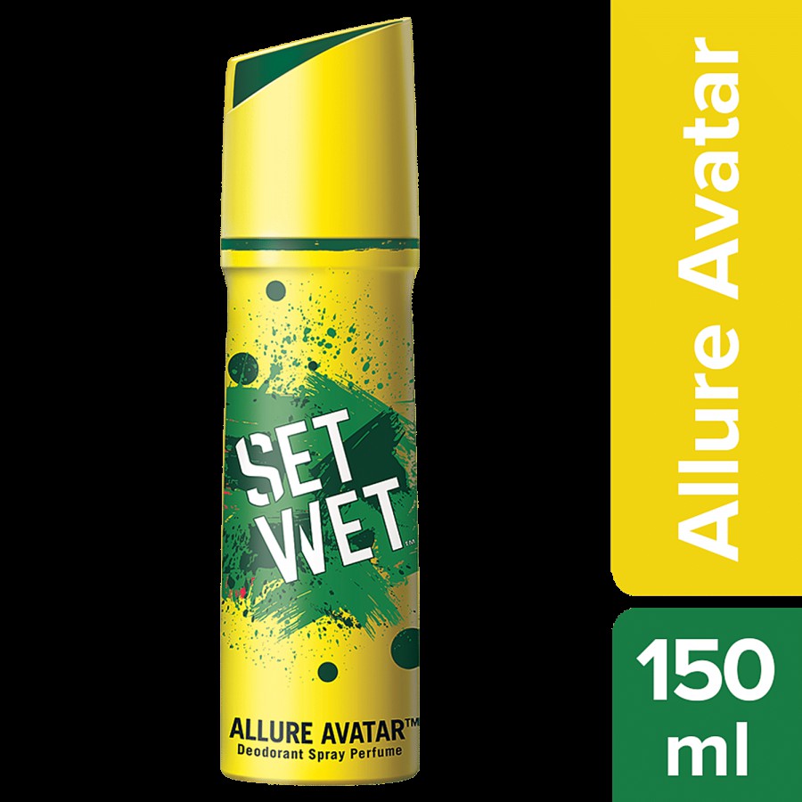 Set Wet Allure Avatar Deodorant & Body Spray Perfume For Men