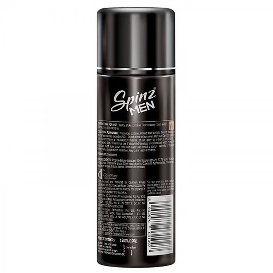 Spinz Master Mover Deodorant Body Spray For Men