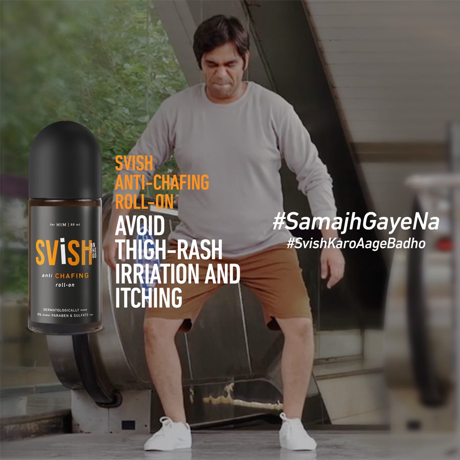 Svish On The Go Ballz Roll On Deodorant For Men With Cedarwood Oil