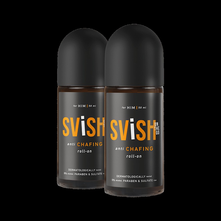 Svish On The Go Ballz Roll On Deodorant For Men With Cedarwood Oil