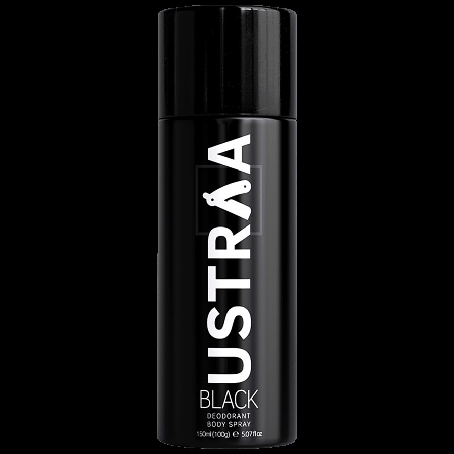 Ustraa Deodorant Body Spray - Black