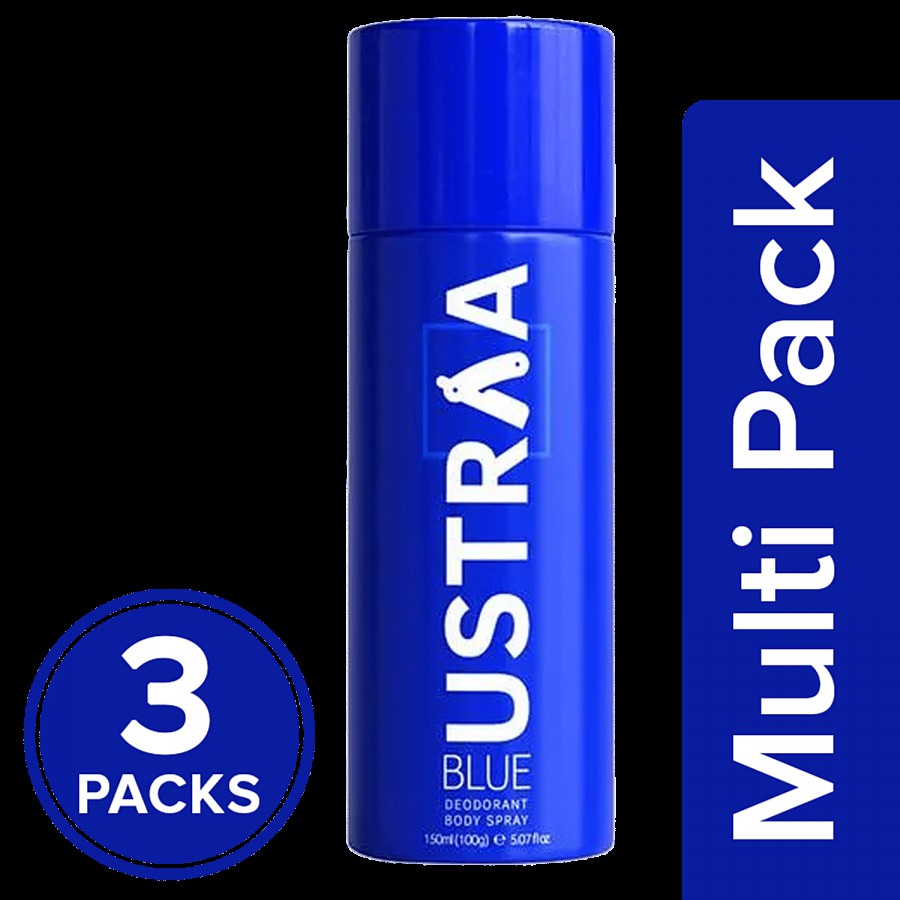 Ustraa Deodorant Body Spray - Blue