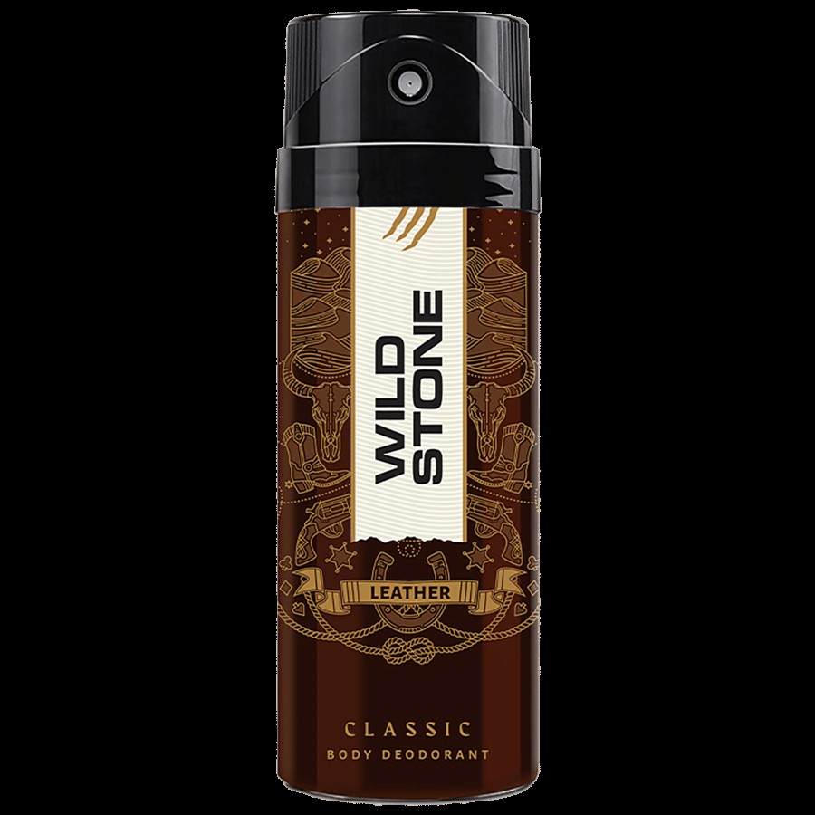 Wild Stone Classic Deodorant For Men - Leather