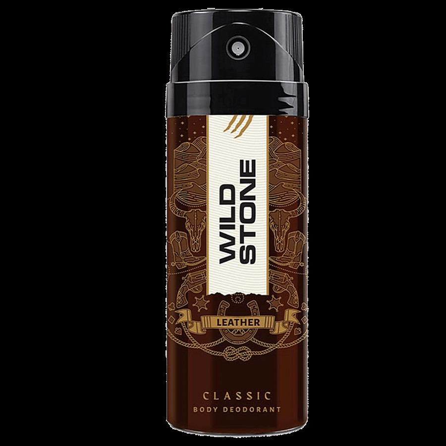 Wild Stone Deodorant Spray - Classic Leather