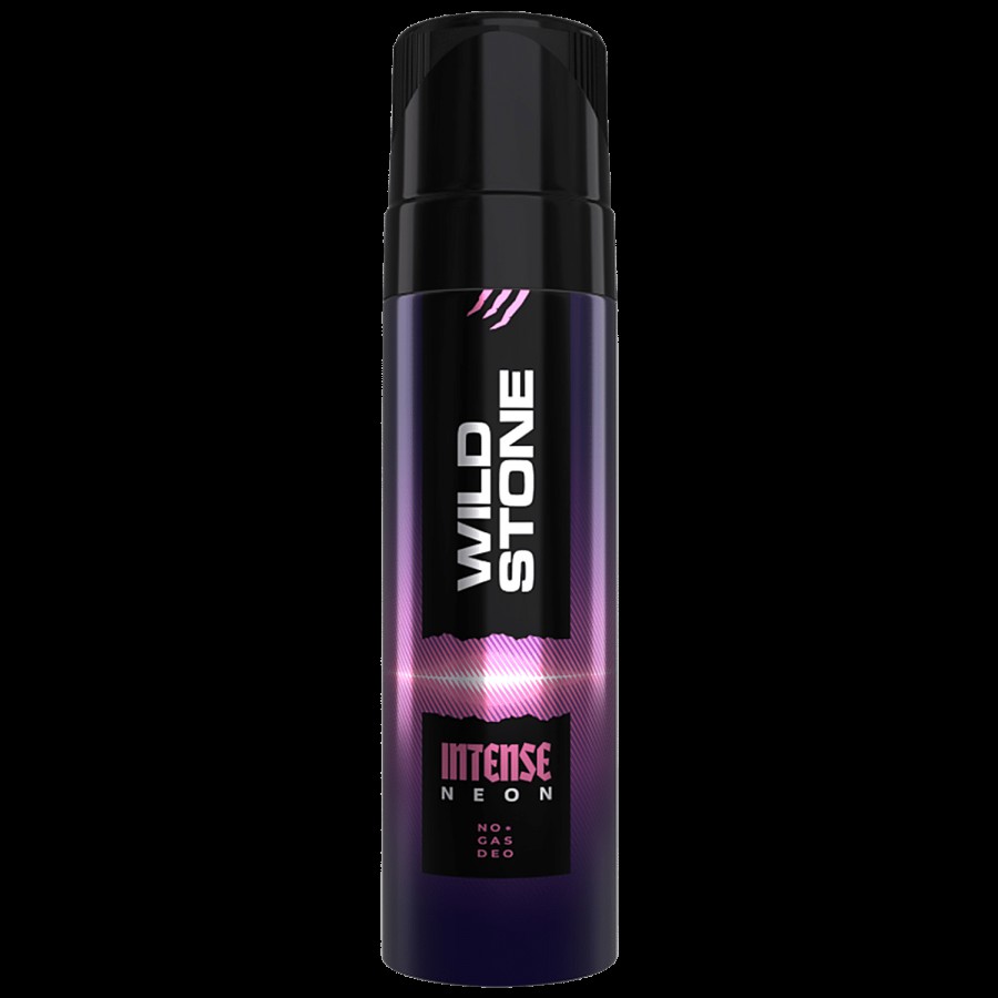 Wild Stone No Gas Deodorant - Intense Neon