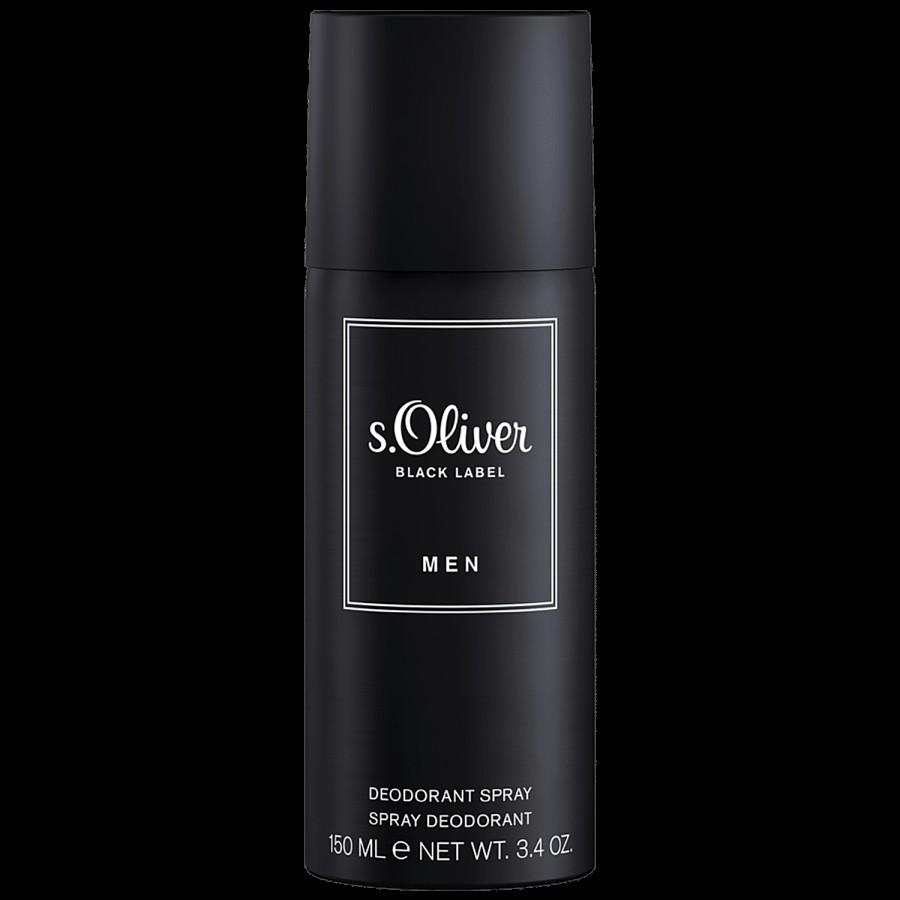 s.Oliver Black Label Men Deodorant Aerosol Spray