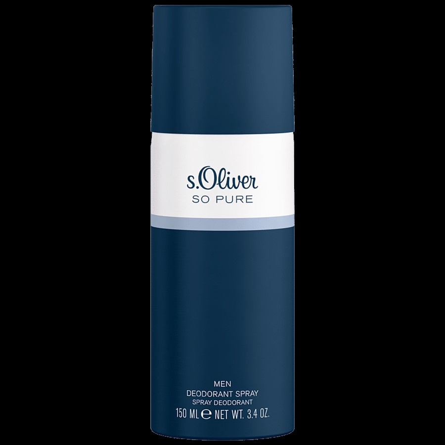 s.Oliver So Pure Man Deodorant Aerosol Spray