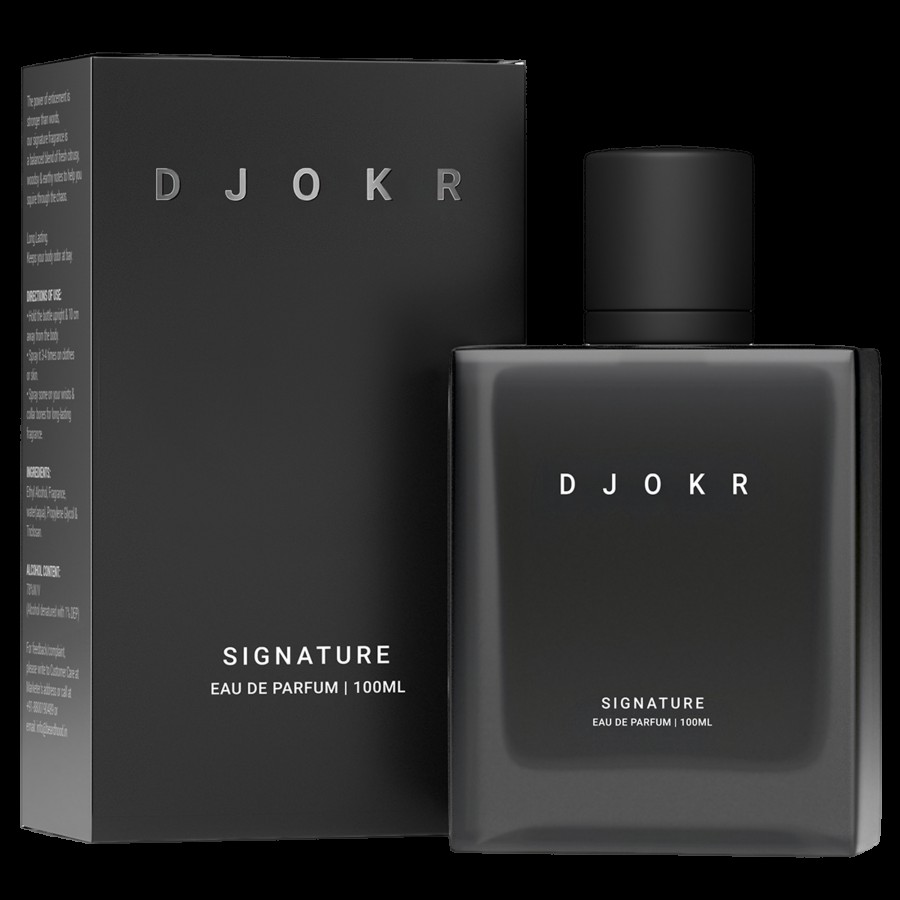 Djokr Signature Perfume For Men - Eau De Parfum