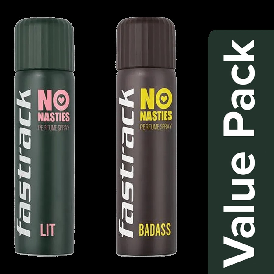 Fastrack No Nasties Perfume Spray - Lit & Badass