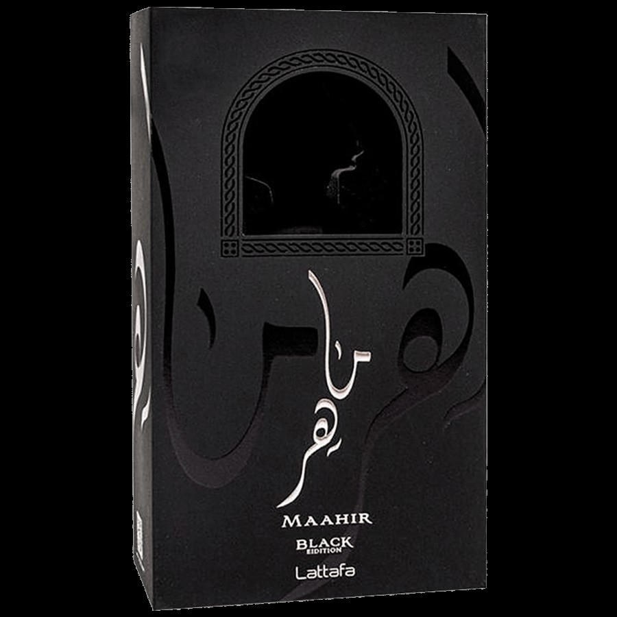 Lattafa Maahir Black Eau De Parfum - Imported