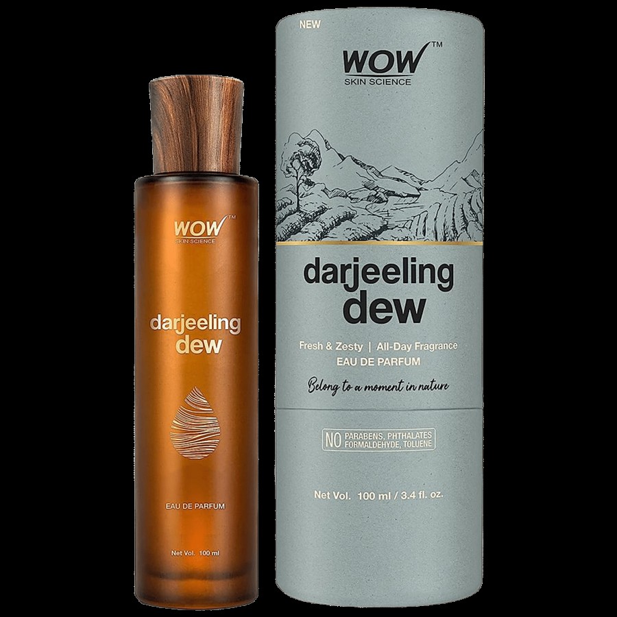 Wow Skin Science Eau De Parfum Darjeeling Dew - Fresh & Zesty