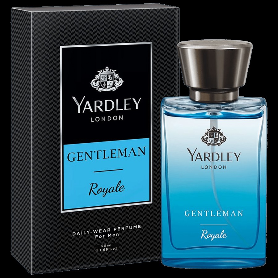 Yardley London Gentleman Royale Daily Wear Perfume for Men| Dark Chocolate