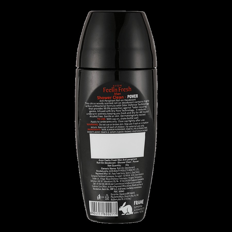 Avon Feelin Fresh Men - Roll On Deodorant