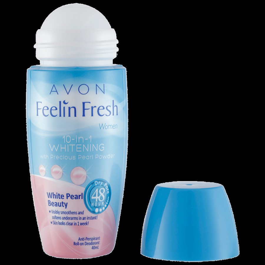 Avon Feelin Fresh Roll-on Deodorant - White Pearl Beauty