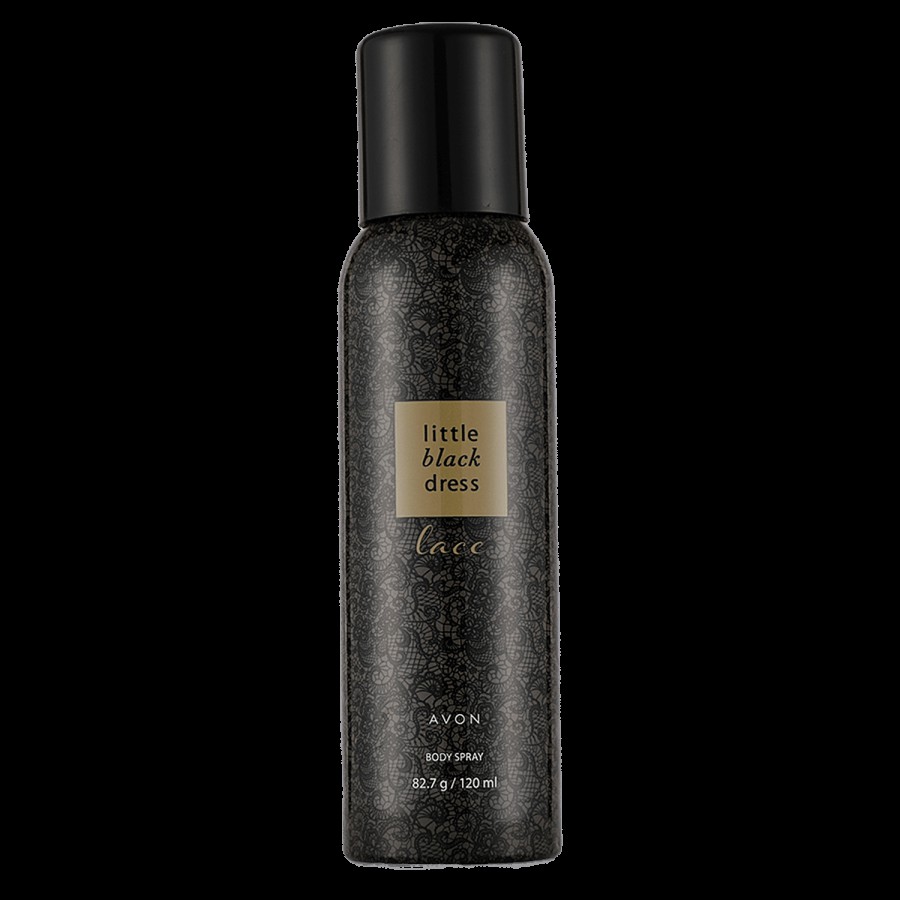 Avon Little Black Dress Lace Body Spray