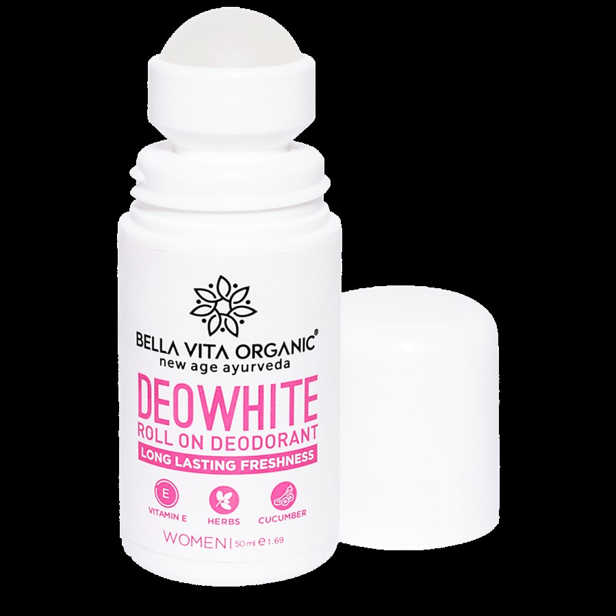 Bella Vita Organic DeoWhite Underarm Lightening Roll On - For Women