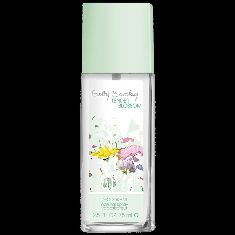 Betty Barclay Tender Blossom Deodorant Natural Spray - Long-Lasting Fragrance