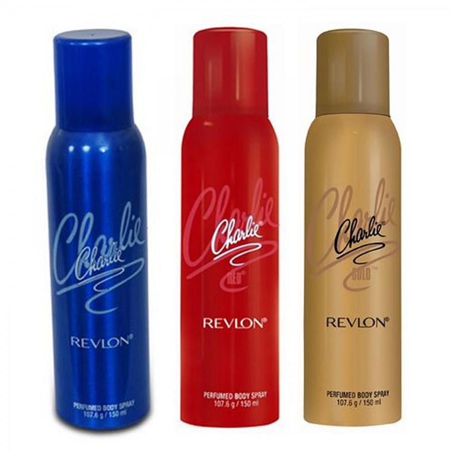 Charlie Deo Deo Combo Perfumed Body Spray - Red