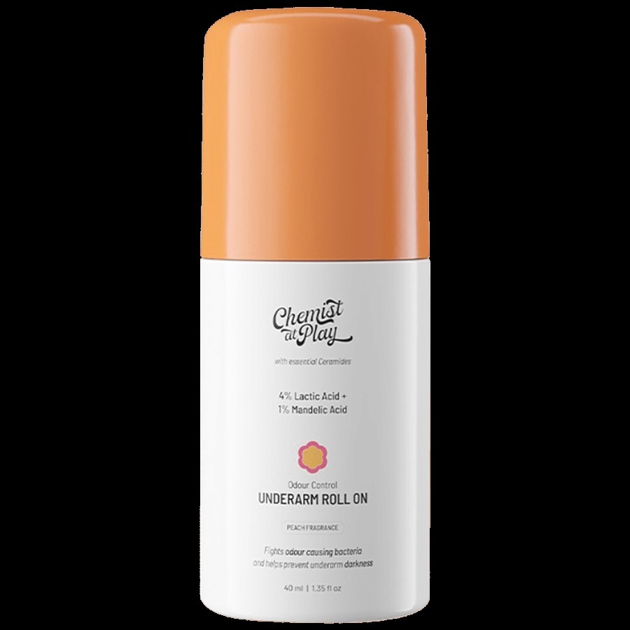 Chemist At Play  Odour Control Under Arm Roll On - Peach Fragrance