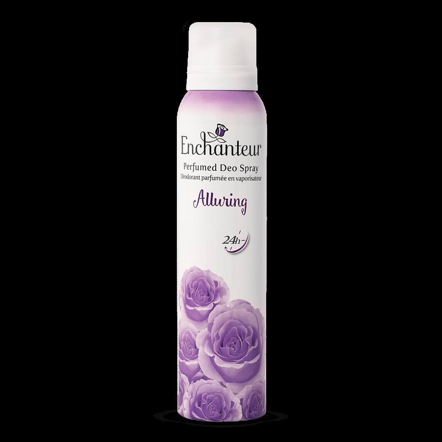 Enchanteur Alluring Perfumed Deo Spray for Women with 24H Odour Protection