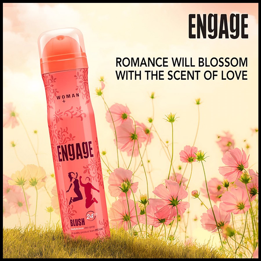 Engage Blush Bodylicious Deo Spray - For Women