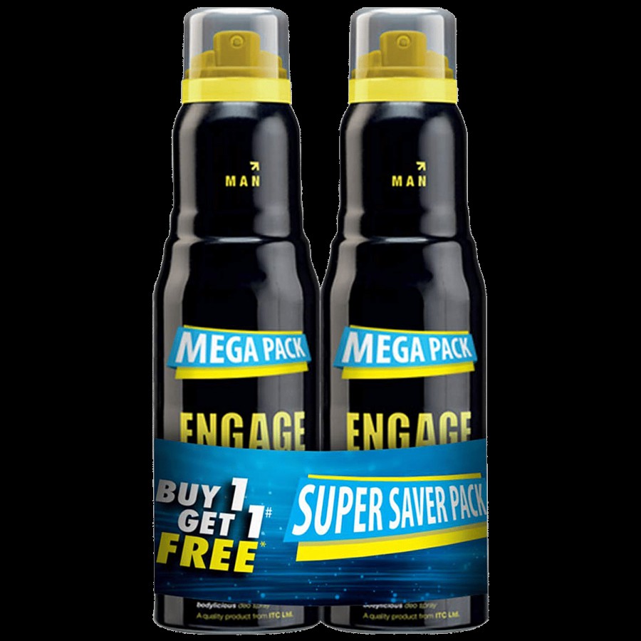 Engage Mega Pack Mate Deodorant Spray - Citrus