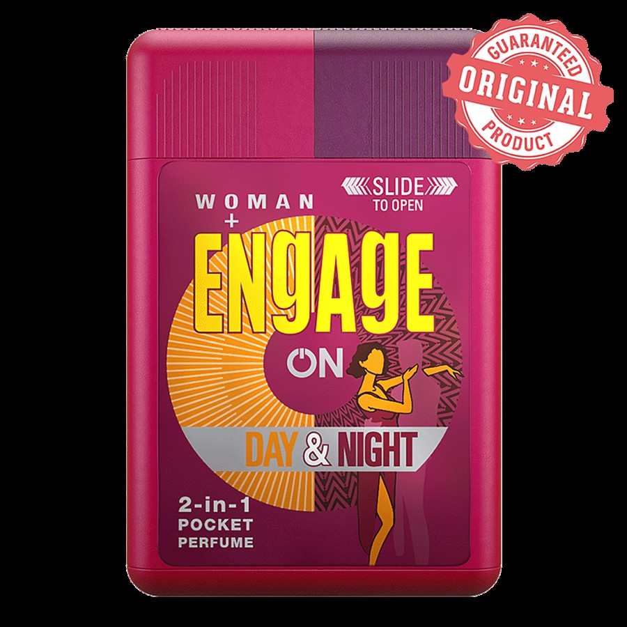 Engage ON 2-In-1 Pocket Perfume - Day & Night