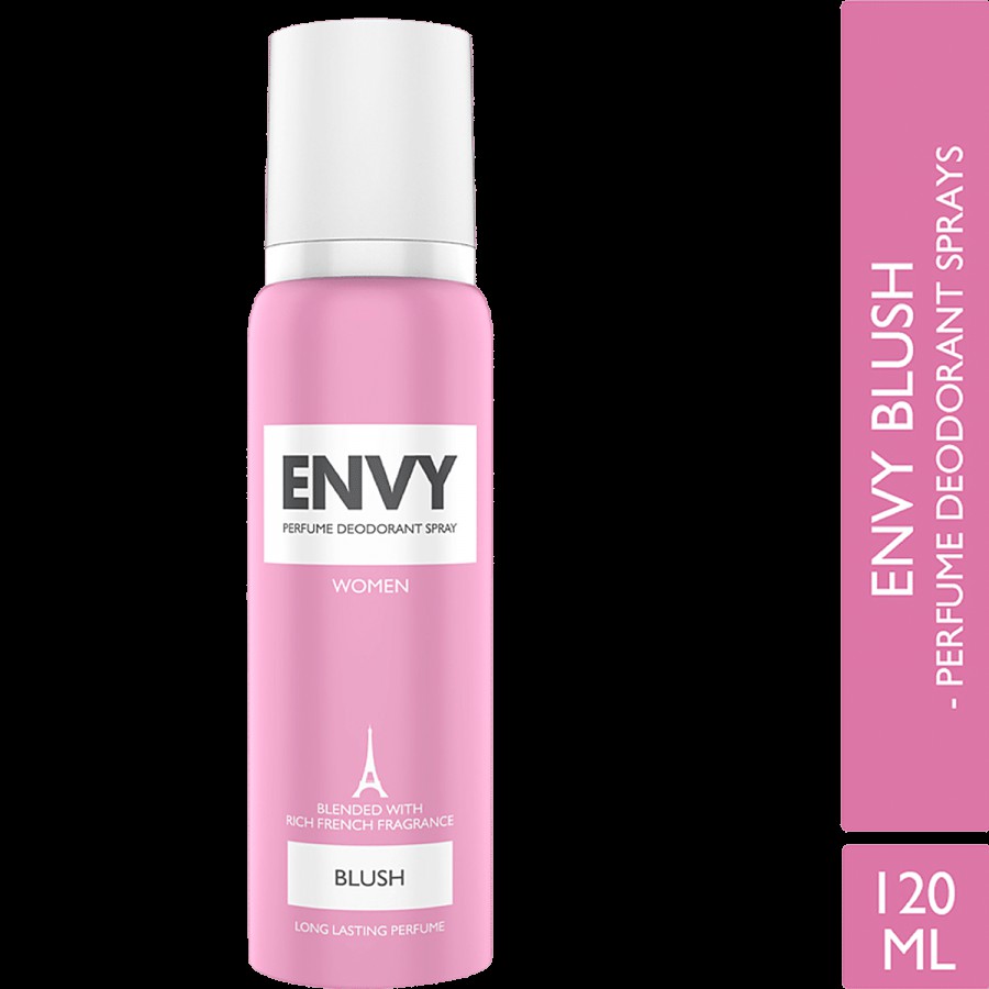 Envy Blush Perfume Deodorant Spray - Long-Lasting