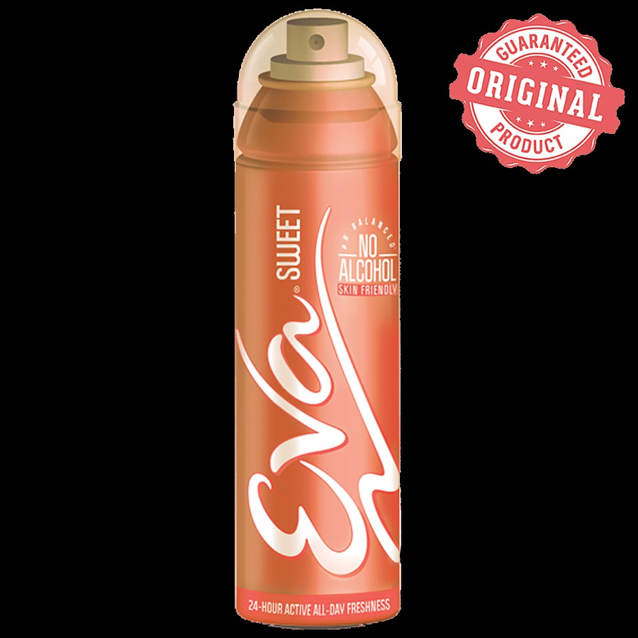 Eva Deodorants for Women Sweet | pH Balanced | No Alcohol | Skin Friendly